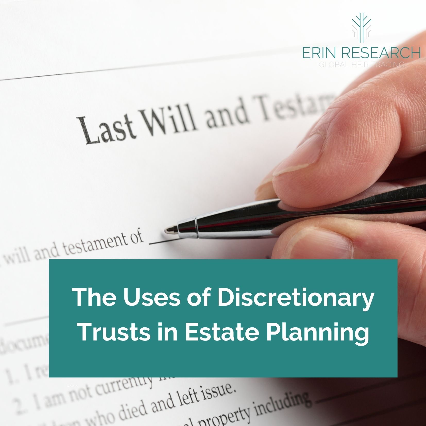 The uses of discretionary trusts in estate planning